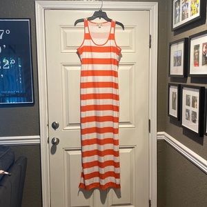 🍋Michael Kors striped Maxi Dress. Size L